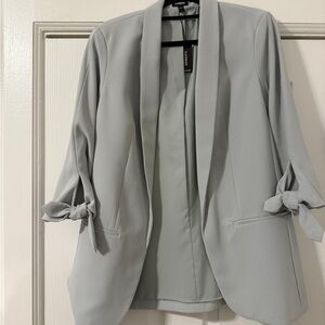 Express Light Dusty Blue Women's Blazer